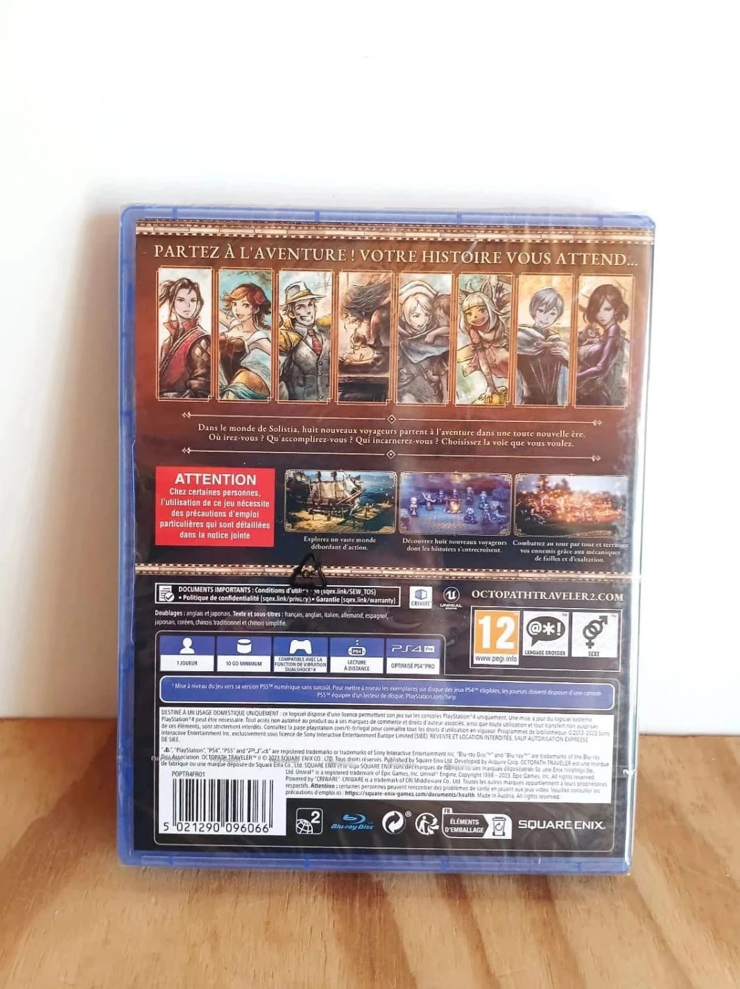 Juego Octopath Traveler II 2 PS4 Versión FR en blister – photo 2
